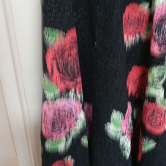 Free People Sz. 0 Printed Daisy Waist Dress Festival Concert Grunge - Picture 8 of 16